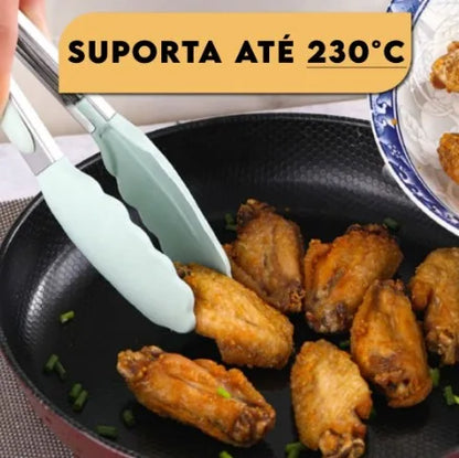 Kit de Utensílios de Cozinha em Silicone - 12 Peças, Antiferrugem e Livre de BPA